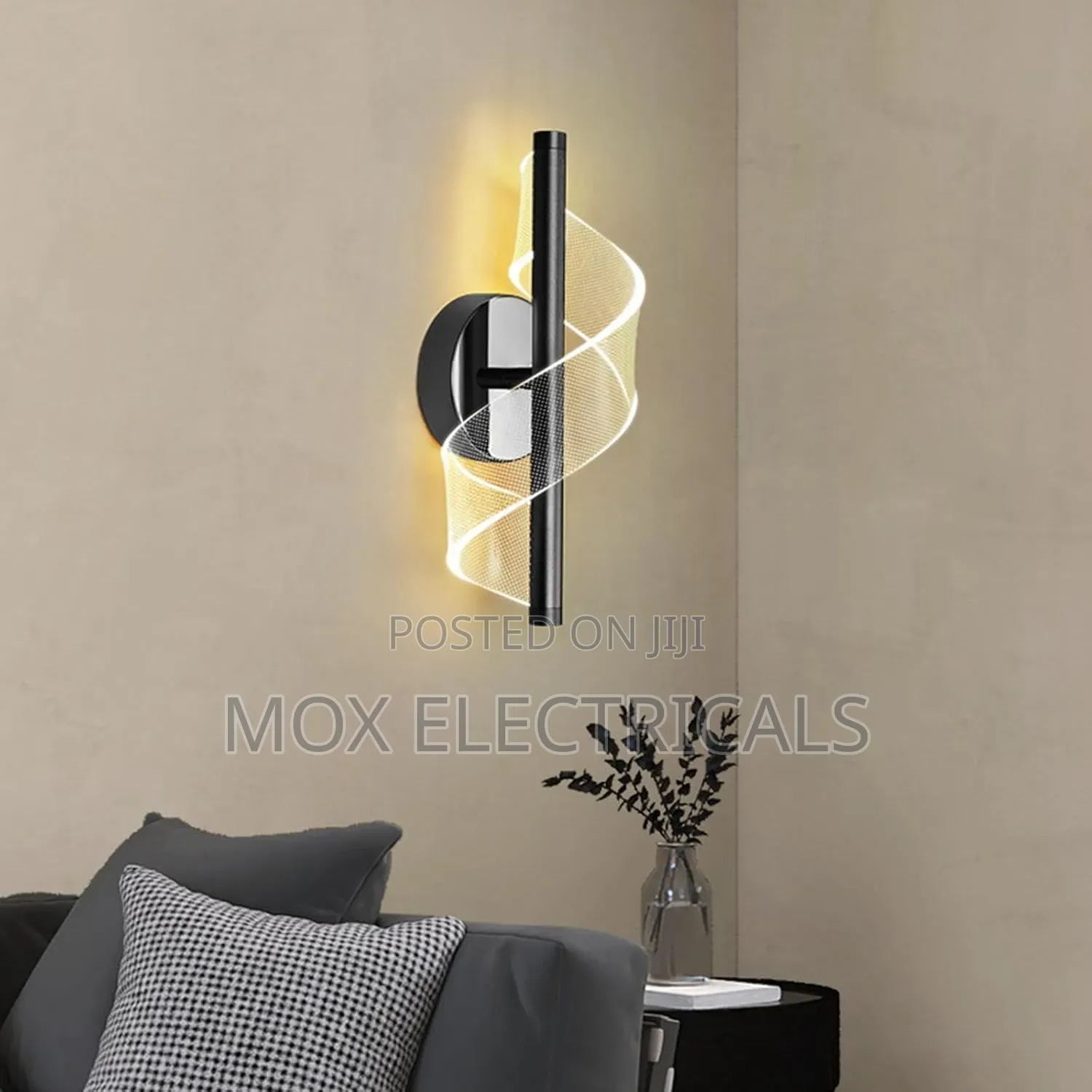 Wall Sconce Spiral Acrylic Led Wall Lamp