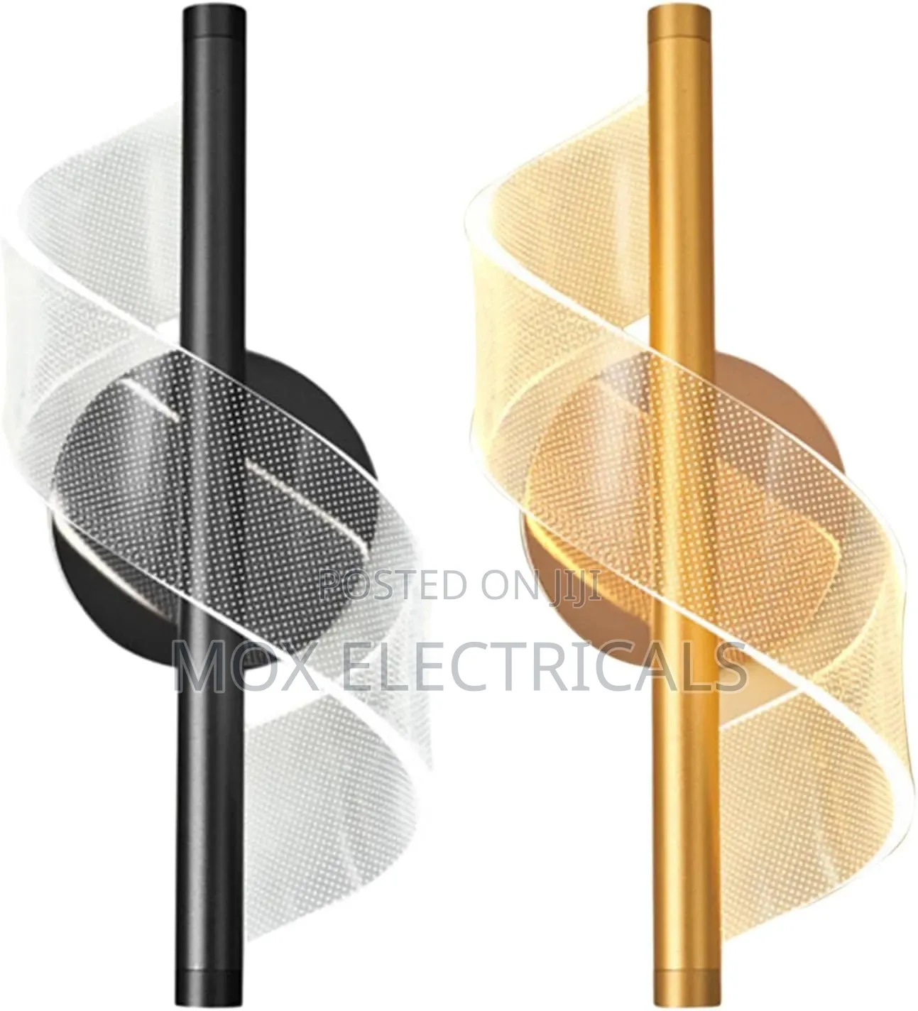 Wall Sconce Spiral Acrylic Led Wall Lamp