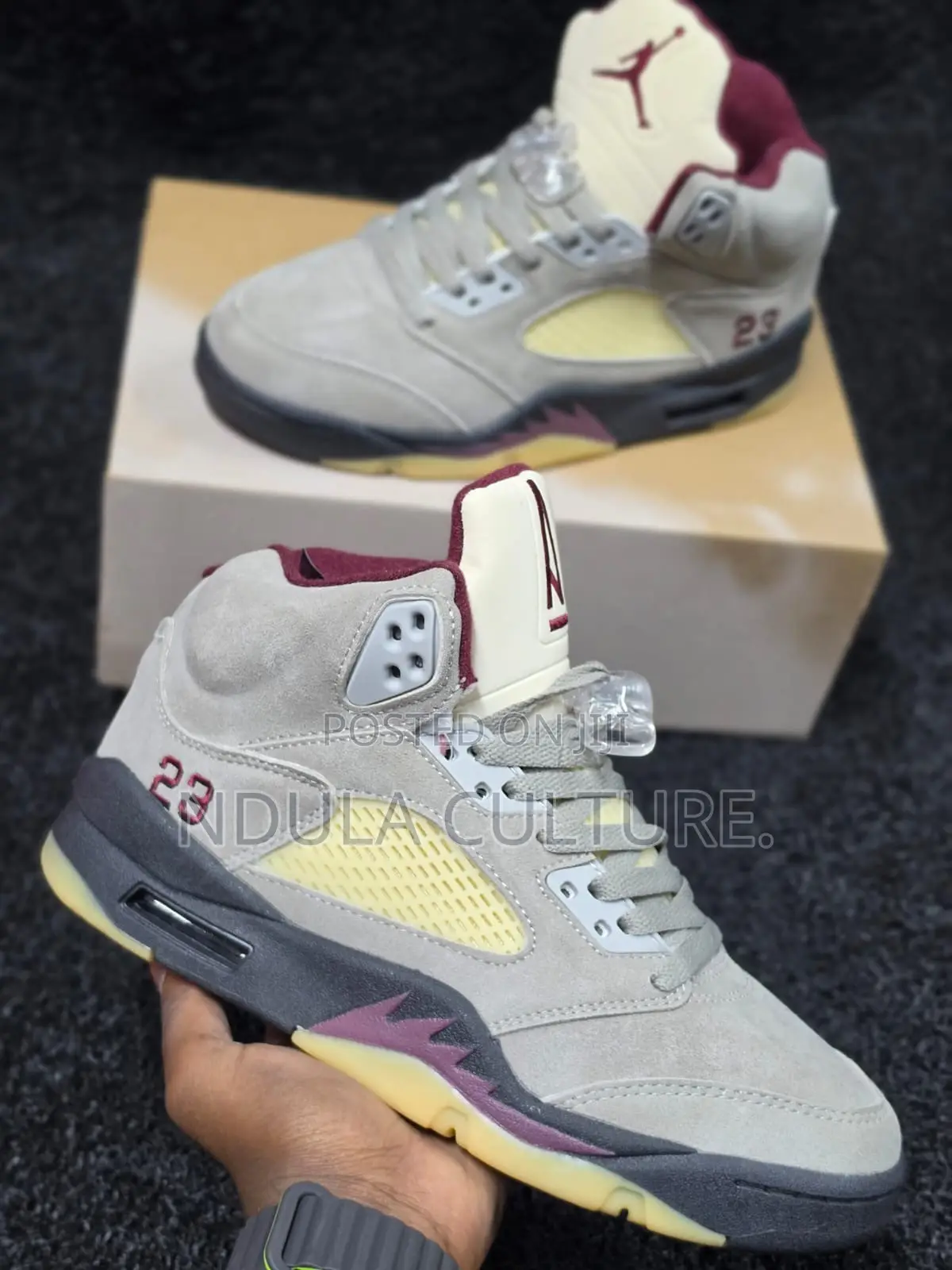 A Ma Maniére X Air Jordan 5 Retro 'Dawn' Sneaker,