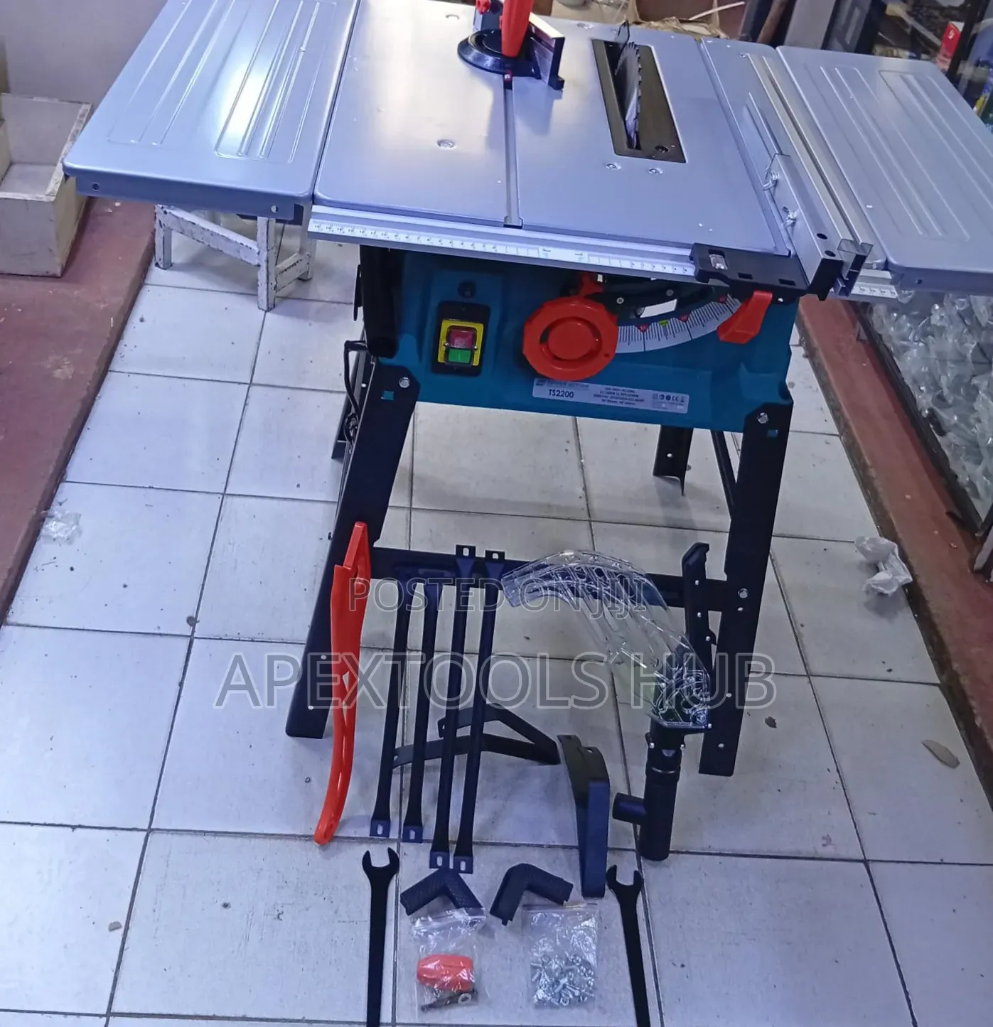 Power Action 10" Woodworking Table Saw Machine – 2200W (Brand New)