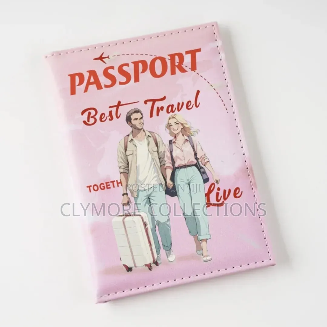 Stylish Synthetic Leather Passport Holder RFID Blocking Travel Cover