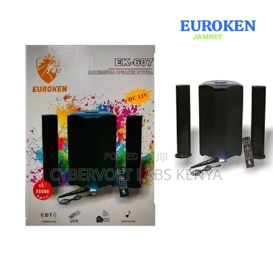 Powerful 2.1 Channel Home Theater Speaker System