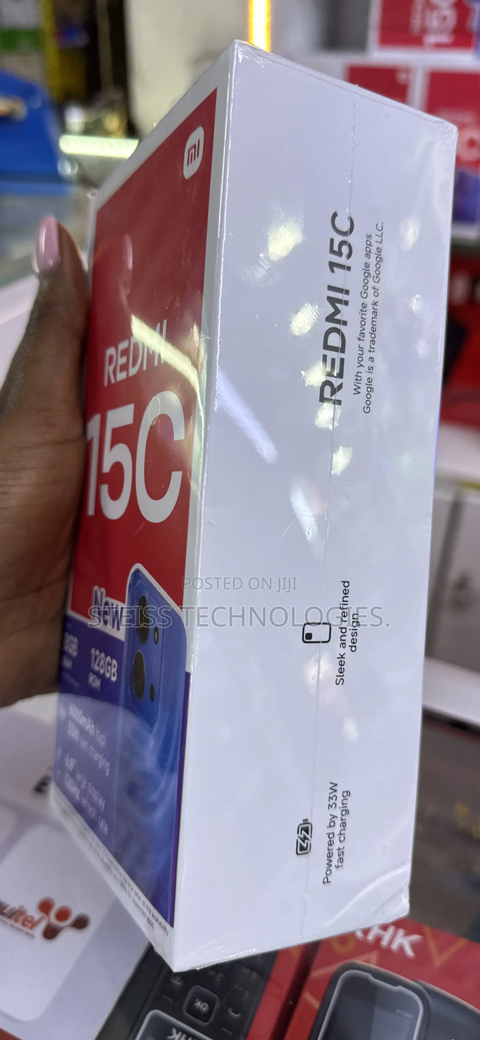 New Xiaomi Redmi 15C 4G 128 GB Black