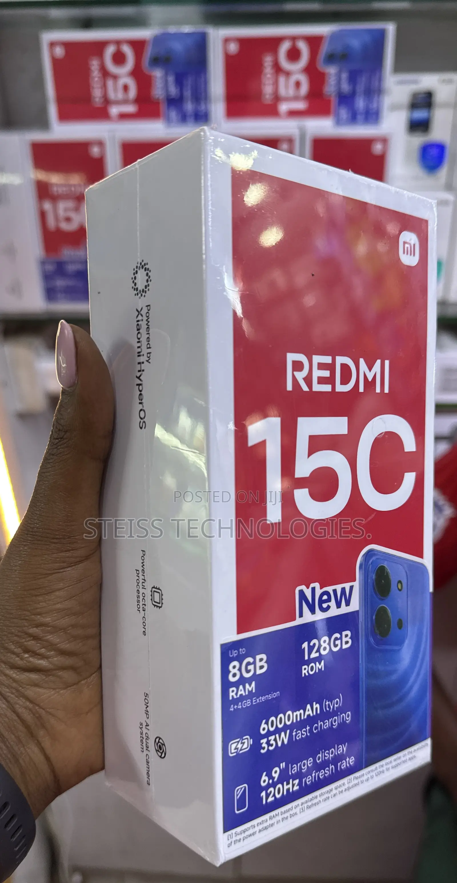 New Xiaomi Redmi 15C 4G 128 GB Black