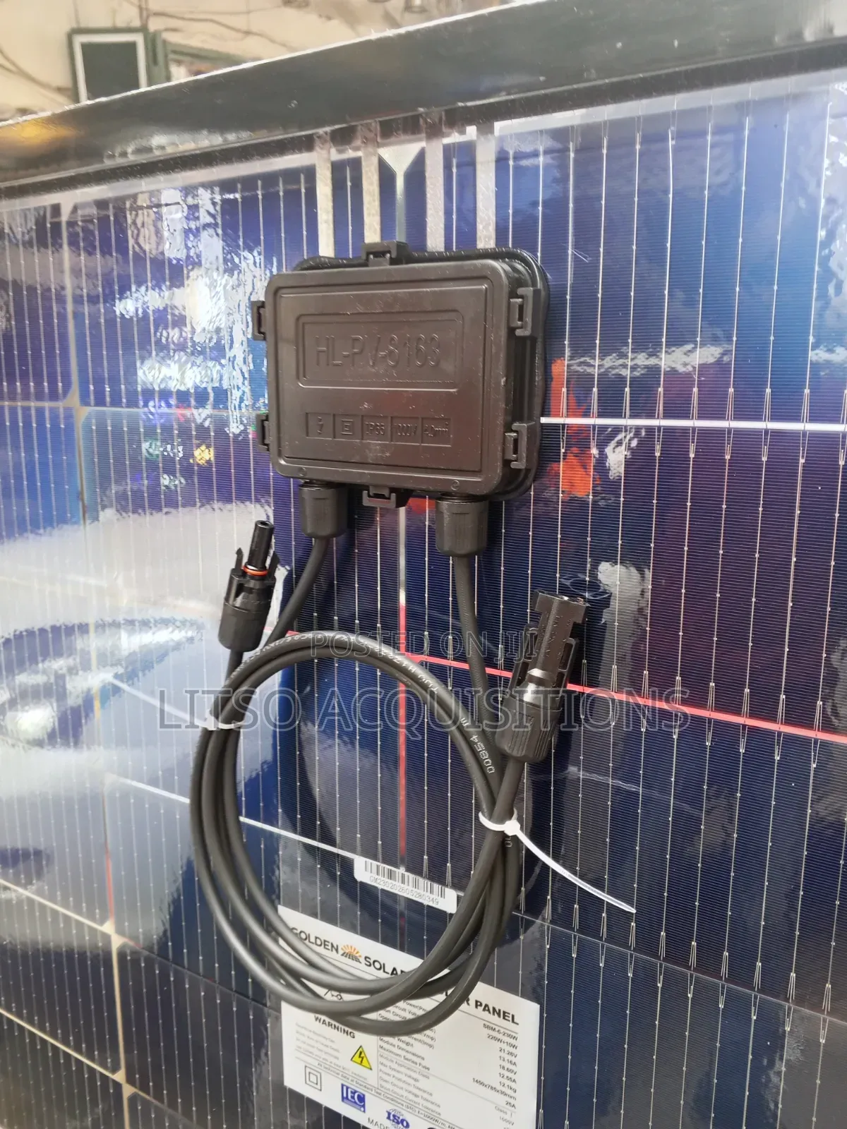 Golden Solar 220W Mono Solar Panel – High Efficiency