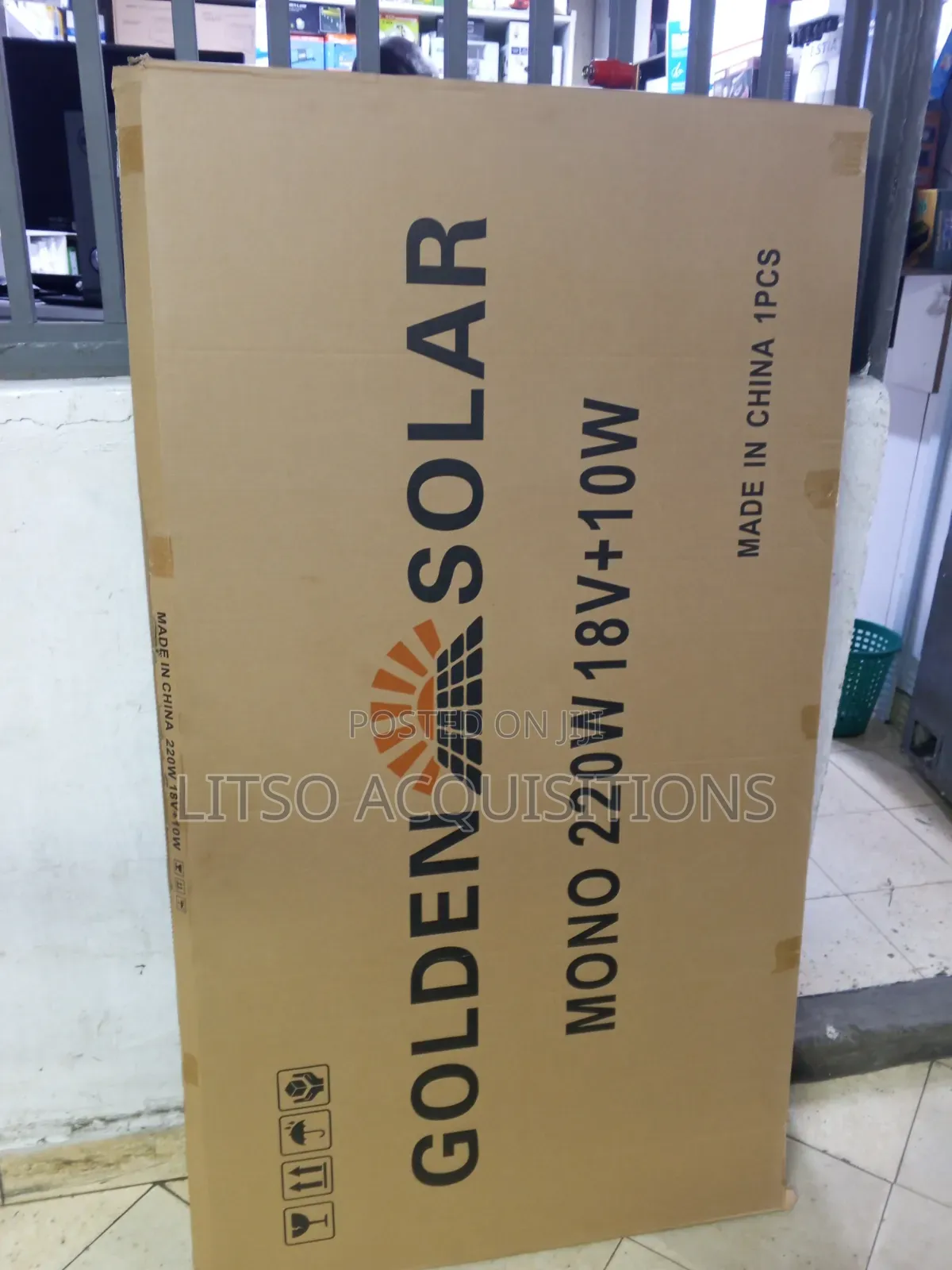 Golden Solar 220W Mono Solar Panel – High Efficiency