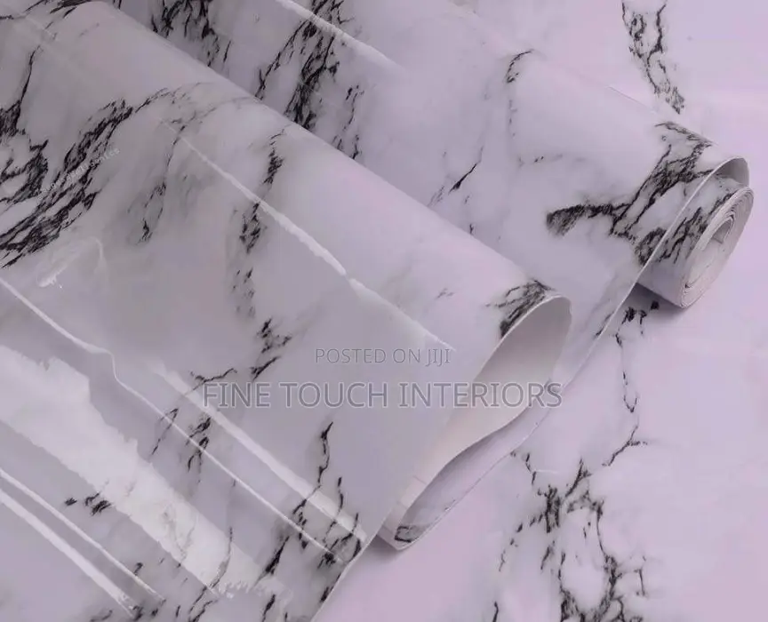 Marble Vinyl Sticker Wallpaper – Modern Home Decor