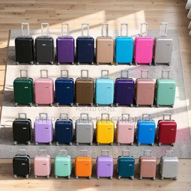 Reliable Travel 3-in-1 Unbreakable Rubber Plastic Suitcase Bags