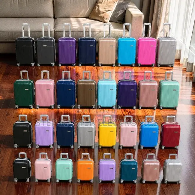 Reliable Travel 3-in-1 Unbreakable Rubber Plastic Suitcase Bags