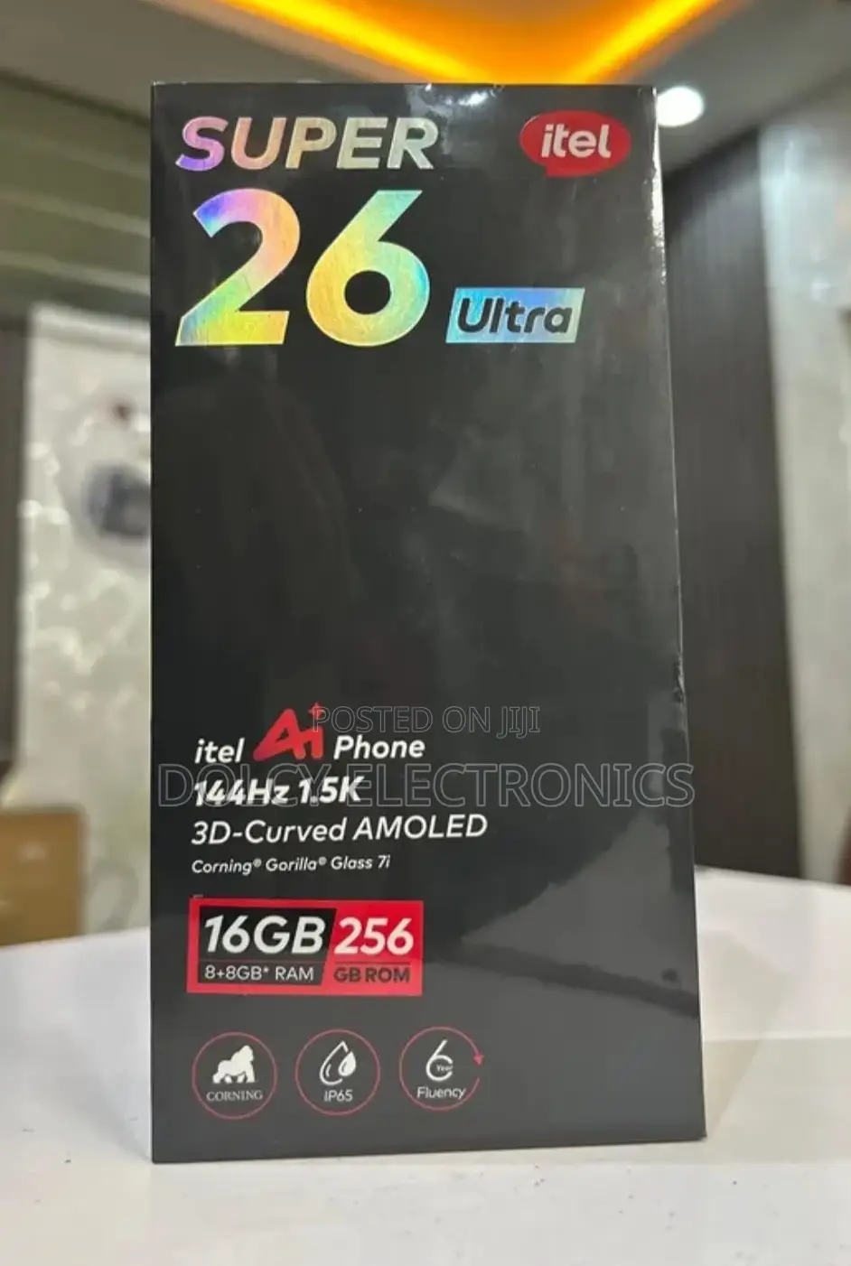 New Itel S26 Ultra 256 GB Black