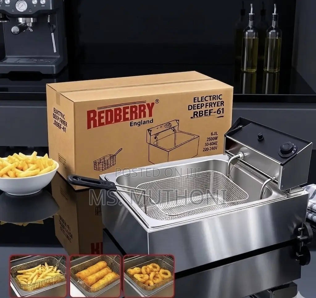 6 L Redberry Electric Deep Fryer
