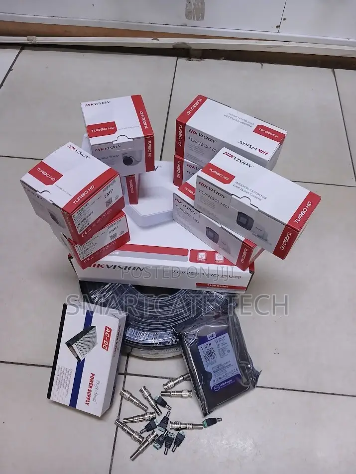 Hikvision CCTV 8 Camera Package – Complete Security Solution