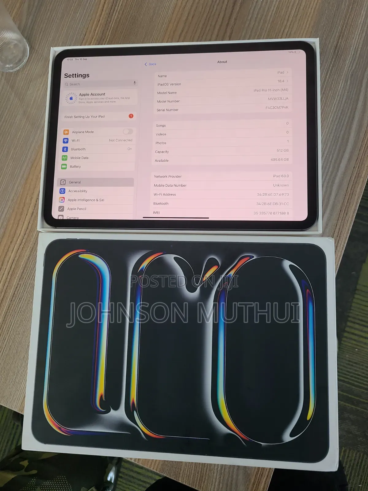 Apple iPad Pro 11 (2024) 512 GB Gray