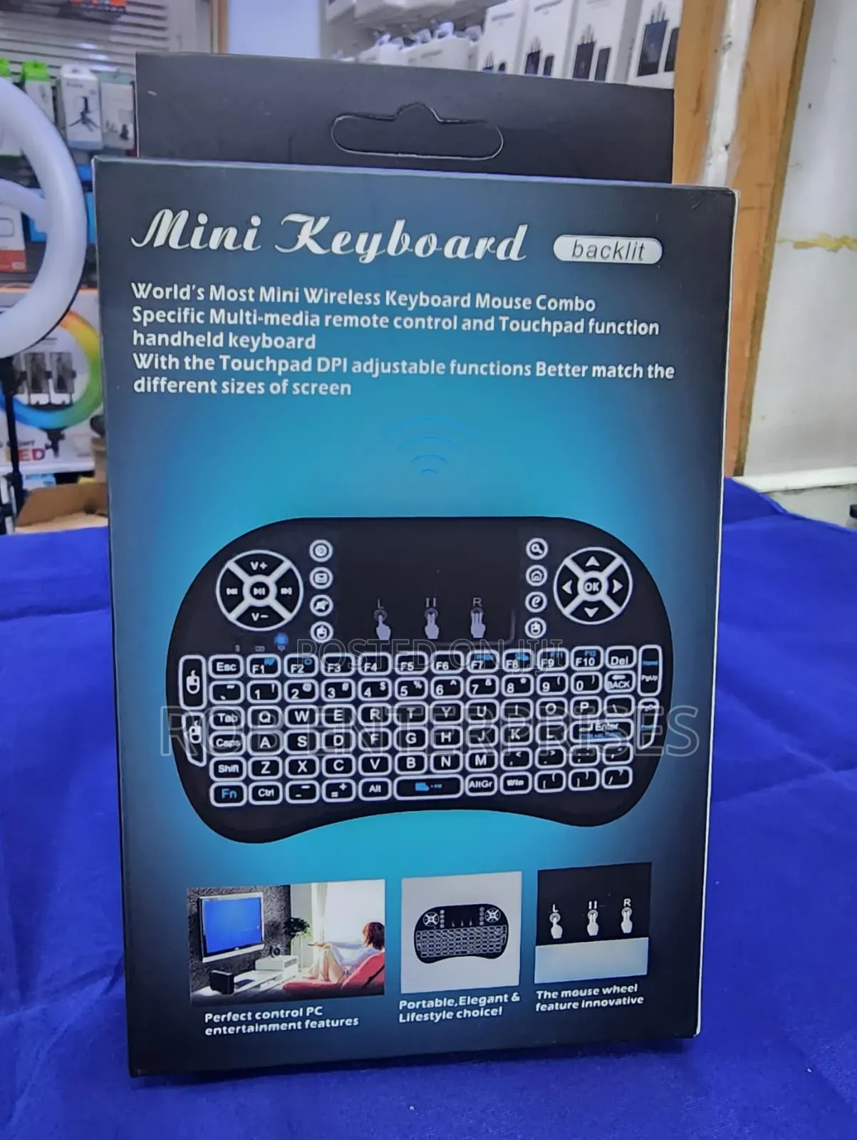 Wireless Portable Mini Keyboard Mouse