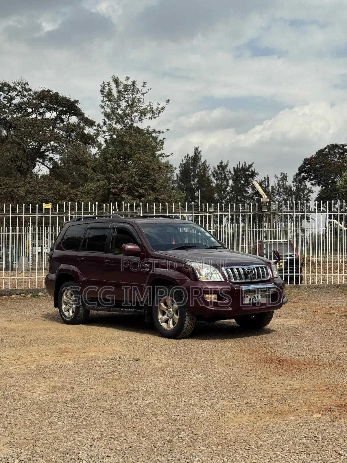 Toyota Land Cruiser Prado 3.0 D-4D 5dr 2004 Maroon