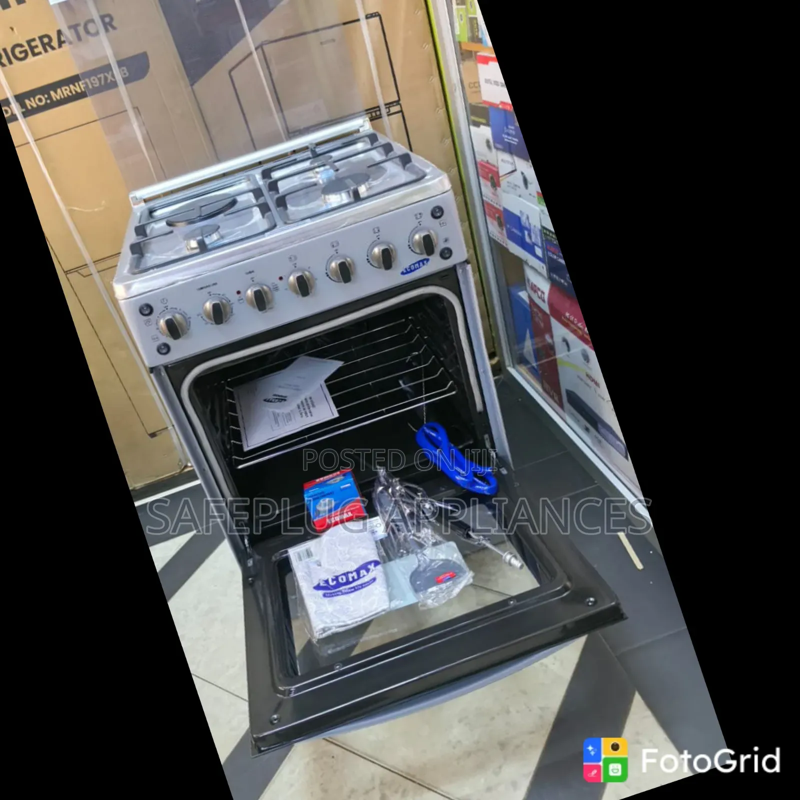 Ecomax 60×60 3+1 Standing Cooker