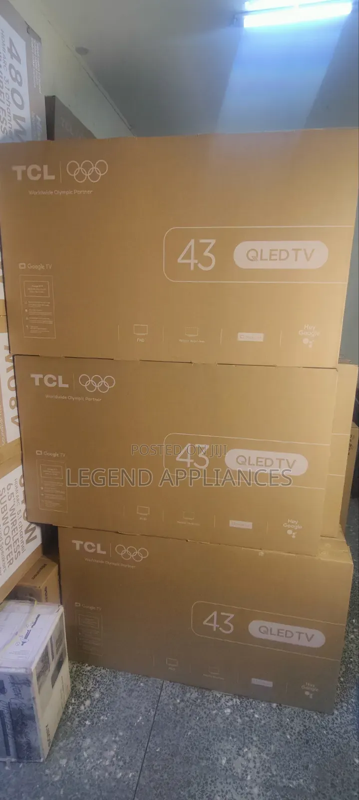 TCL S5K 43 Inch Smart QLED, Full HD Google TV - Black (1YR WRTY)