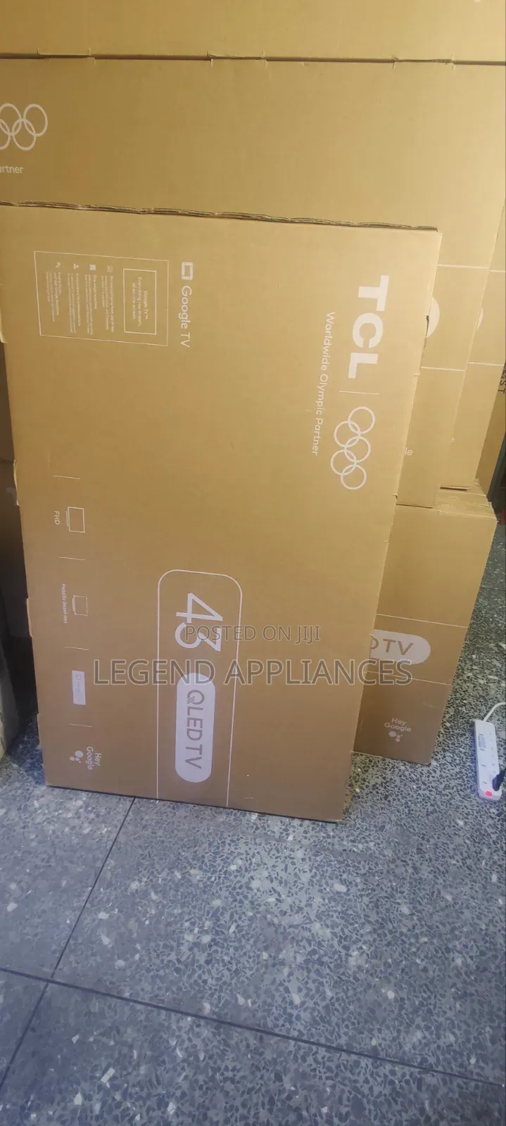 TCL S5K 43 Inch Smart QLED, Full HD Google TV - Black (1YR WRTY)