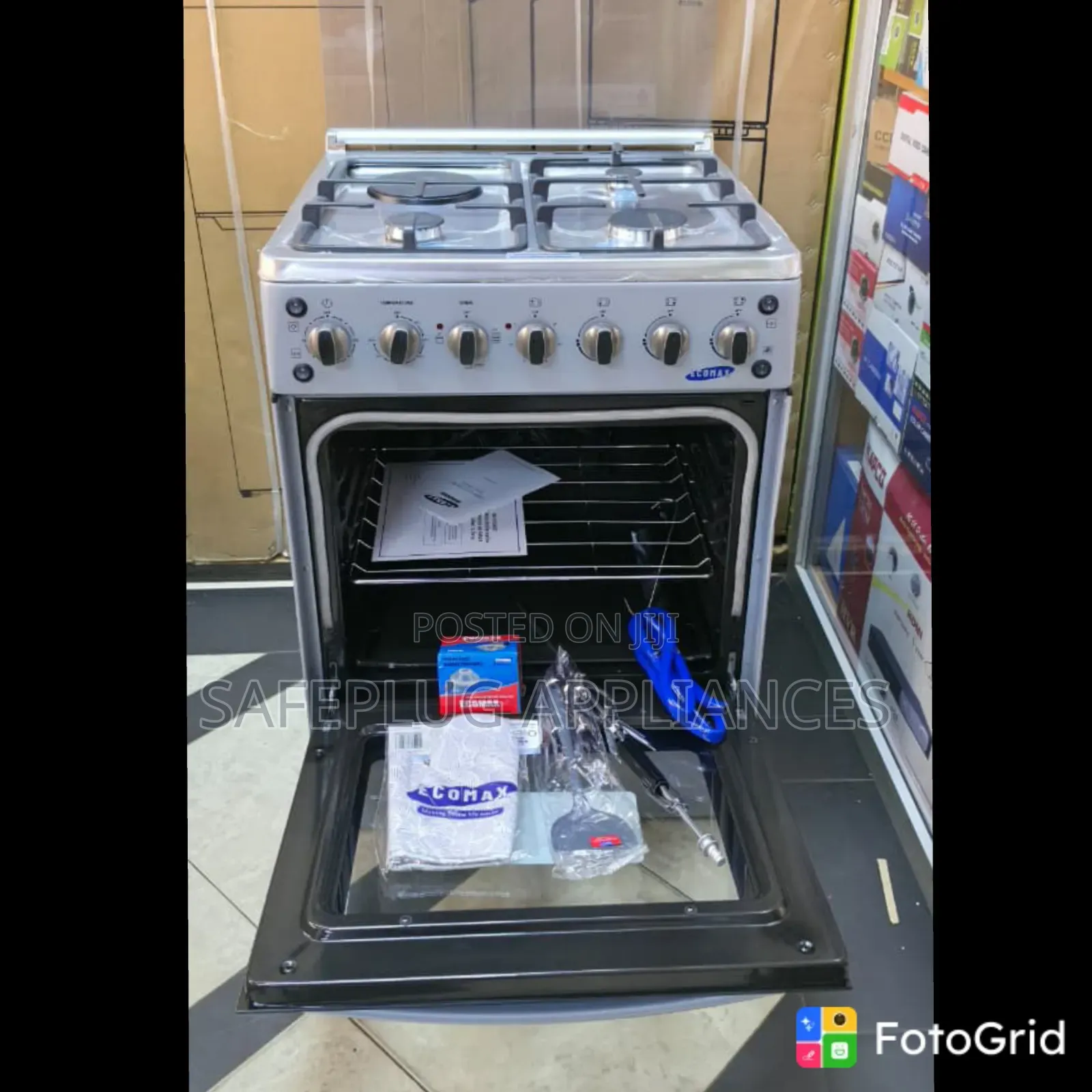 Ecomax 60×60 3+1 Standing Cooker