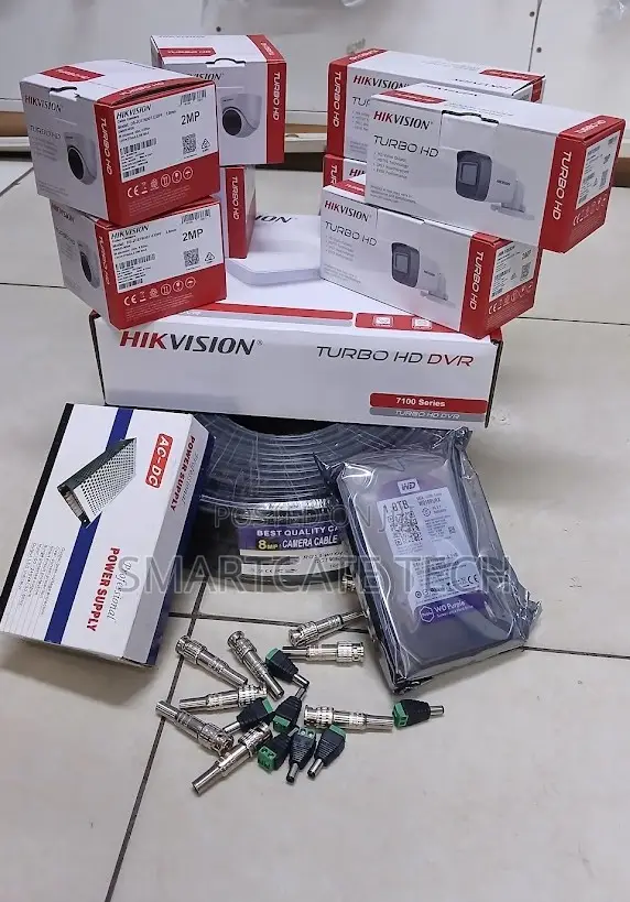 Hikvision 8 Channel Security Kit – 8 CCTV Cameras + DVR