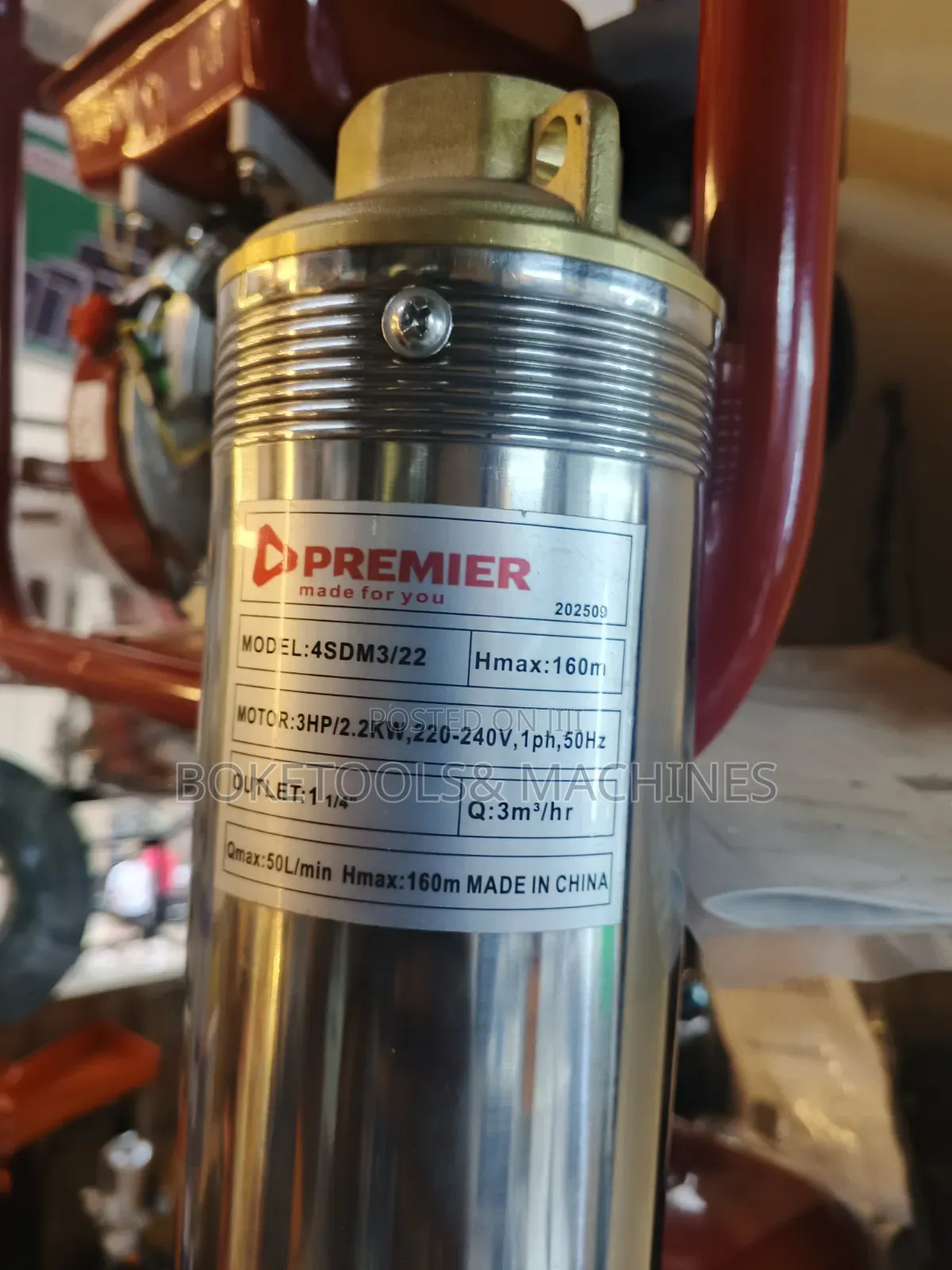 Premier Submersible Pump 3HP