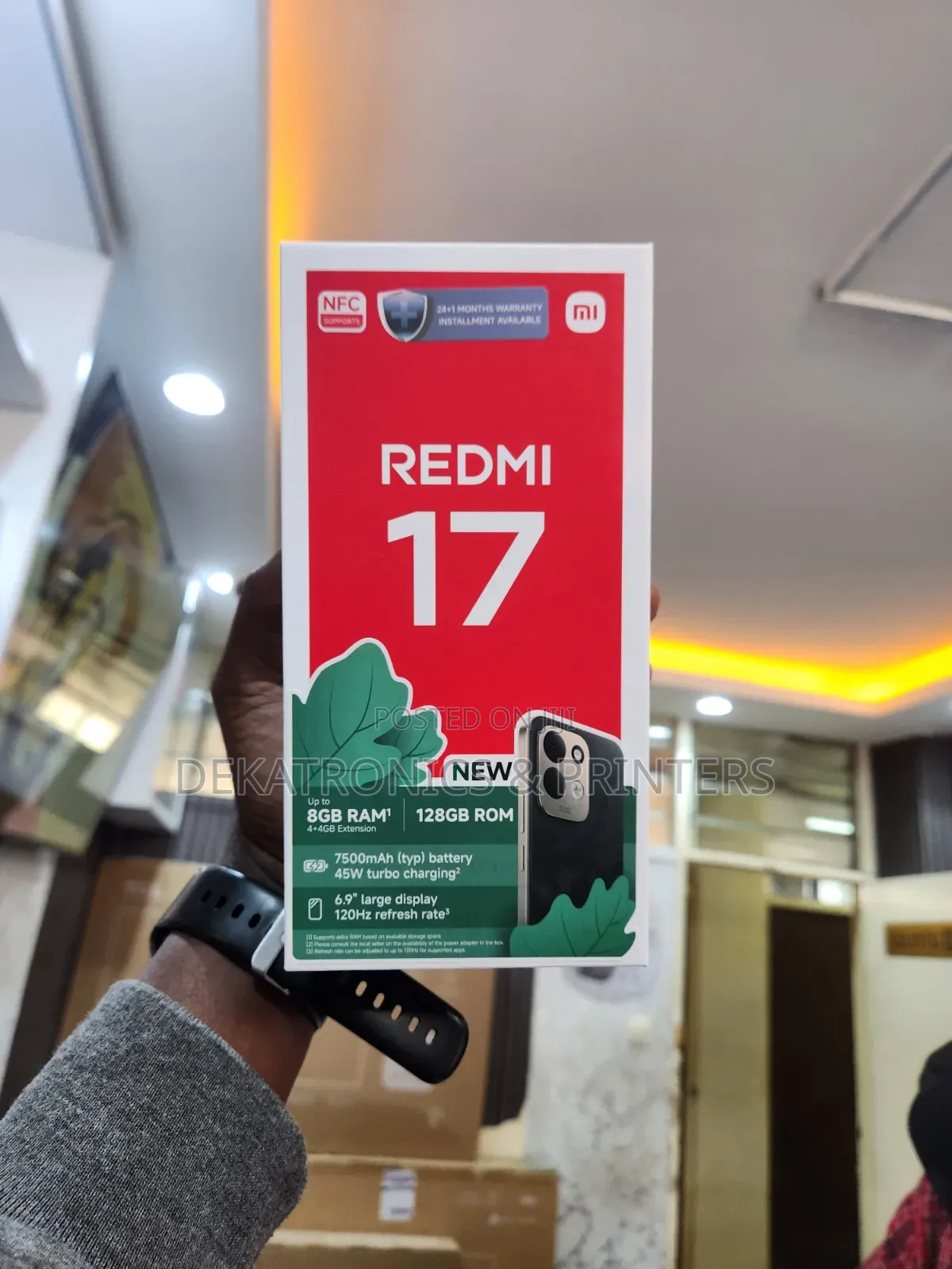 New Xiaomi Redmi 17 128 GB Black