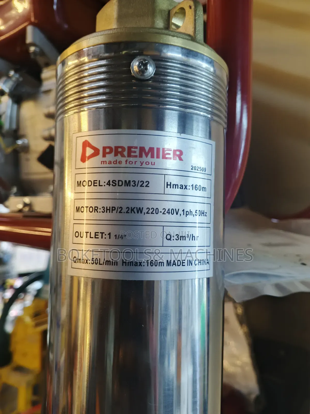 Premier Submersible Pump 3HP