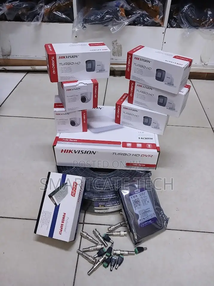 Hikvision 8 Camera Kit – Professional CCTV Surveillance System
