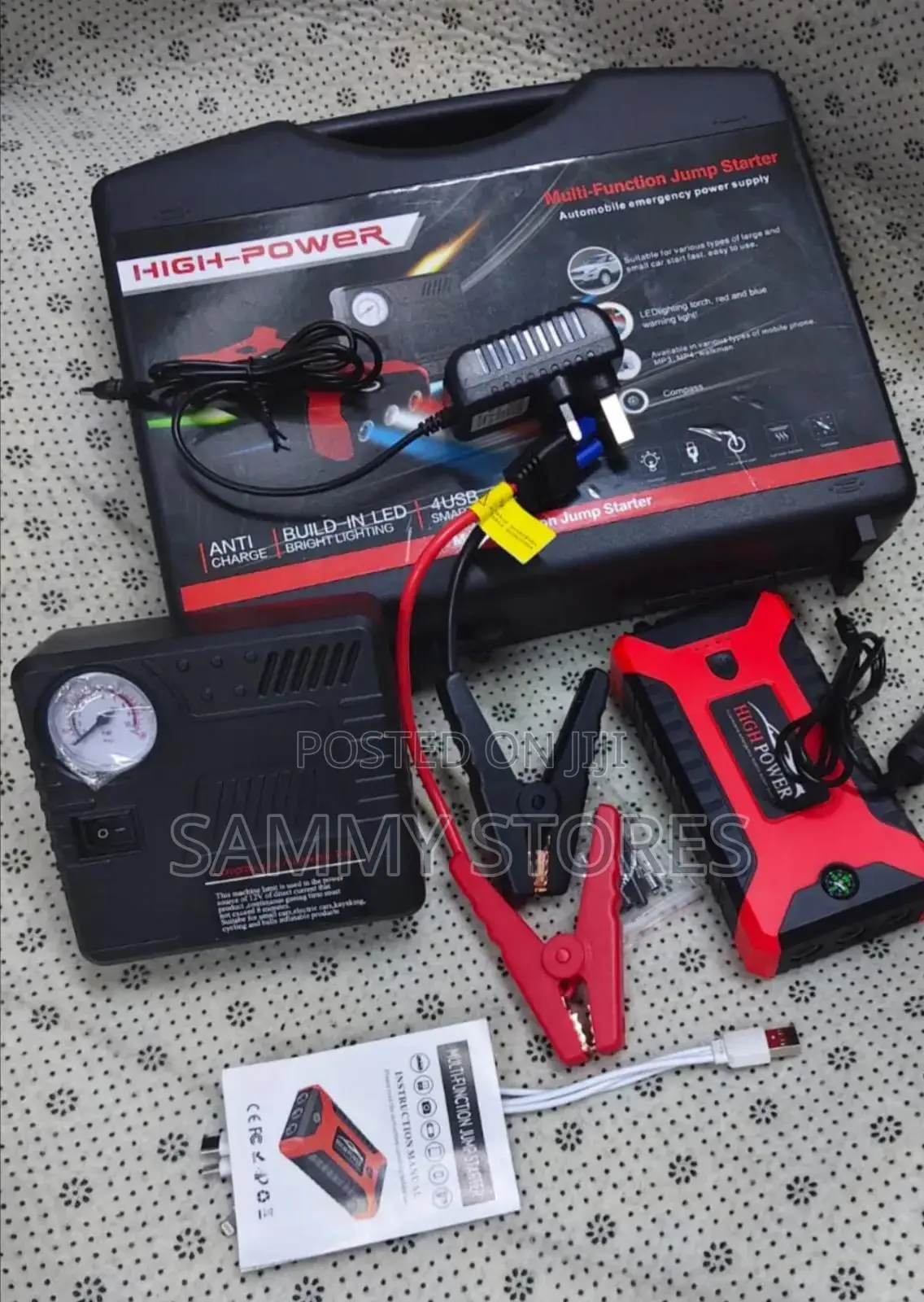High-Power Automotive Emergency Starter Kit