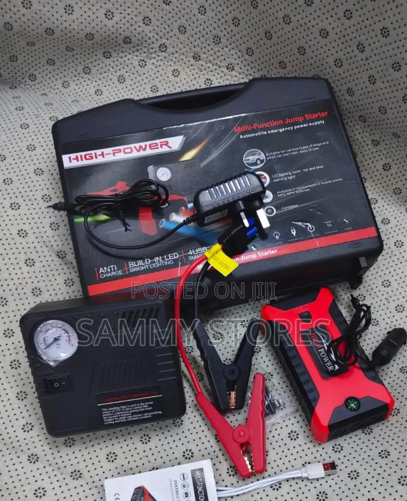 High-Power Automotive Emergency Starter Kit