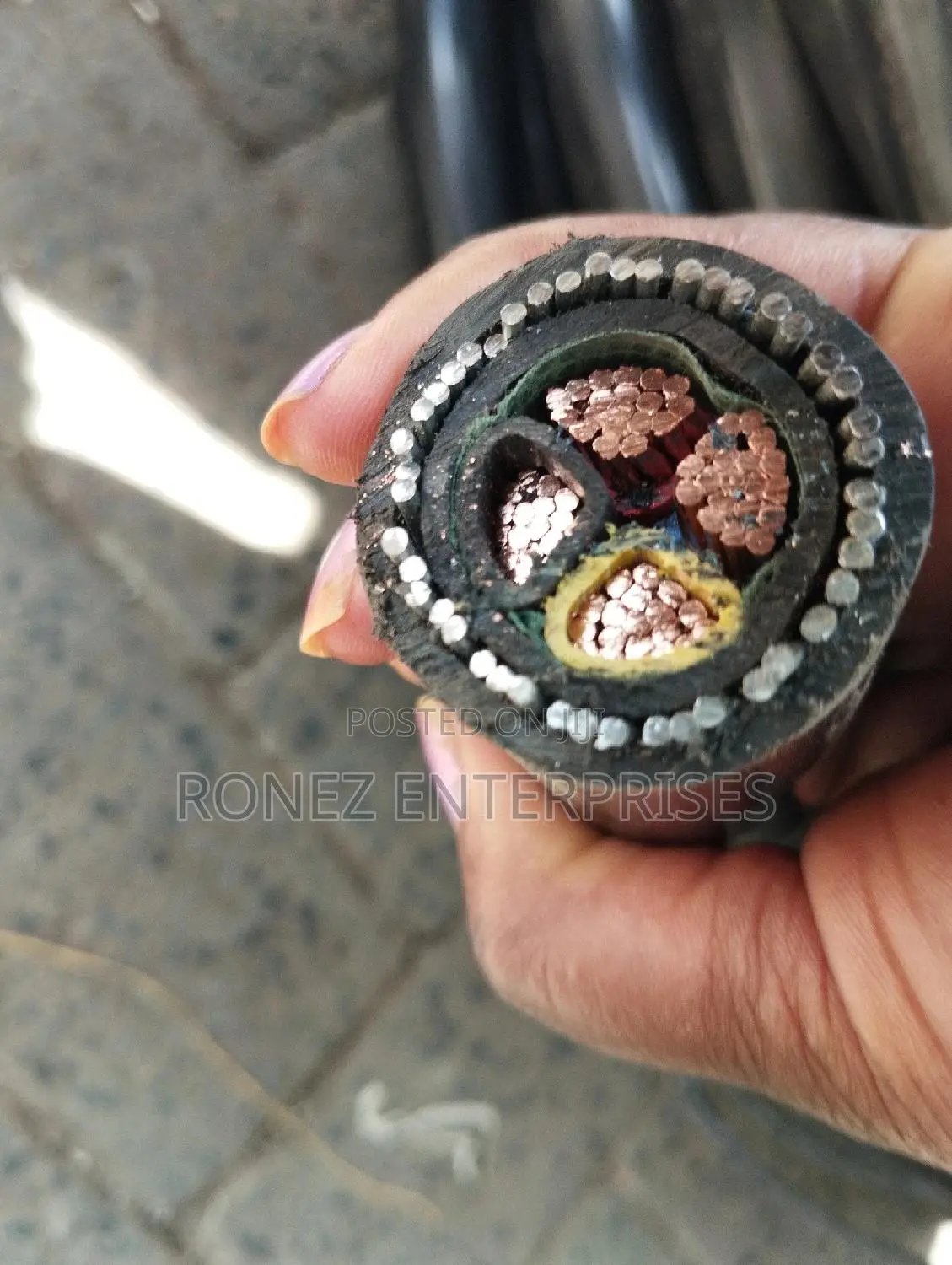 50mm Armoured Copper Cable
