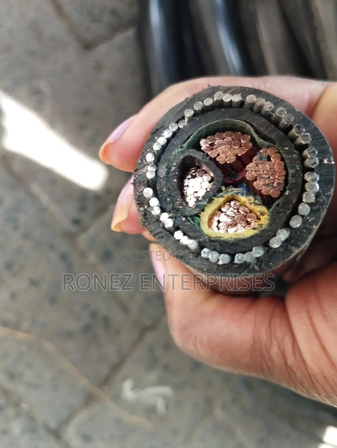 50mm Armoured Copper Cable