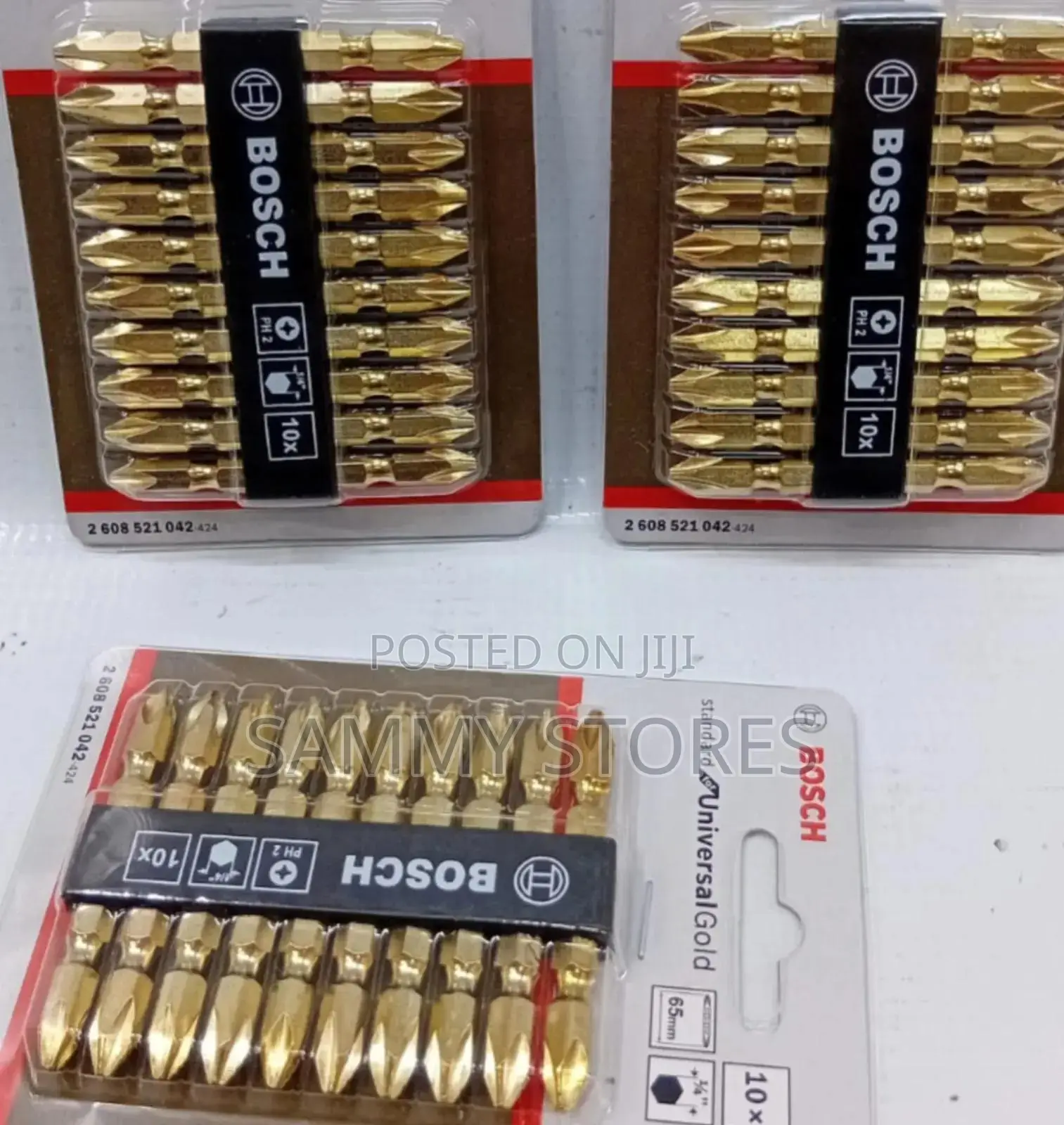 Bosch Gold Impact Screwdriver Bits