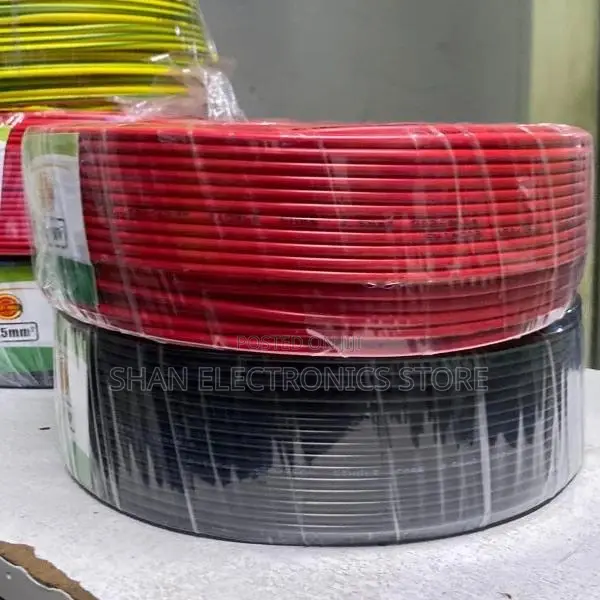 2.5mm Single Core Electrical Wire – 90m Roll – Black Yellow Red