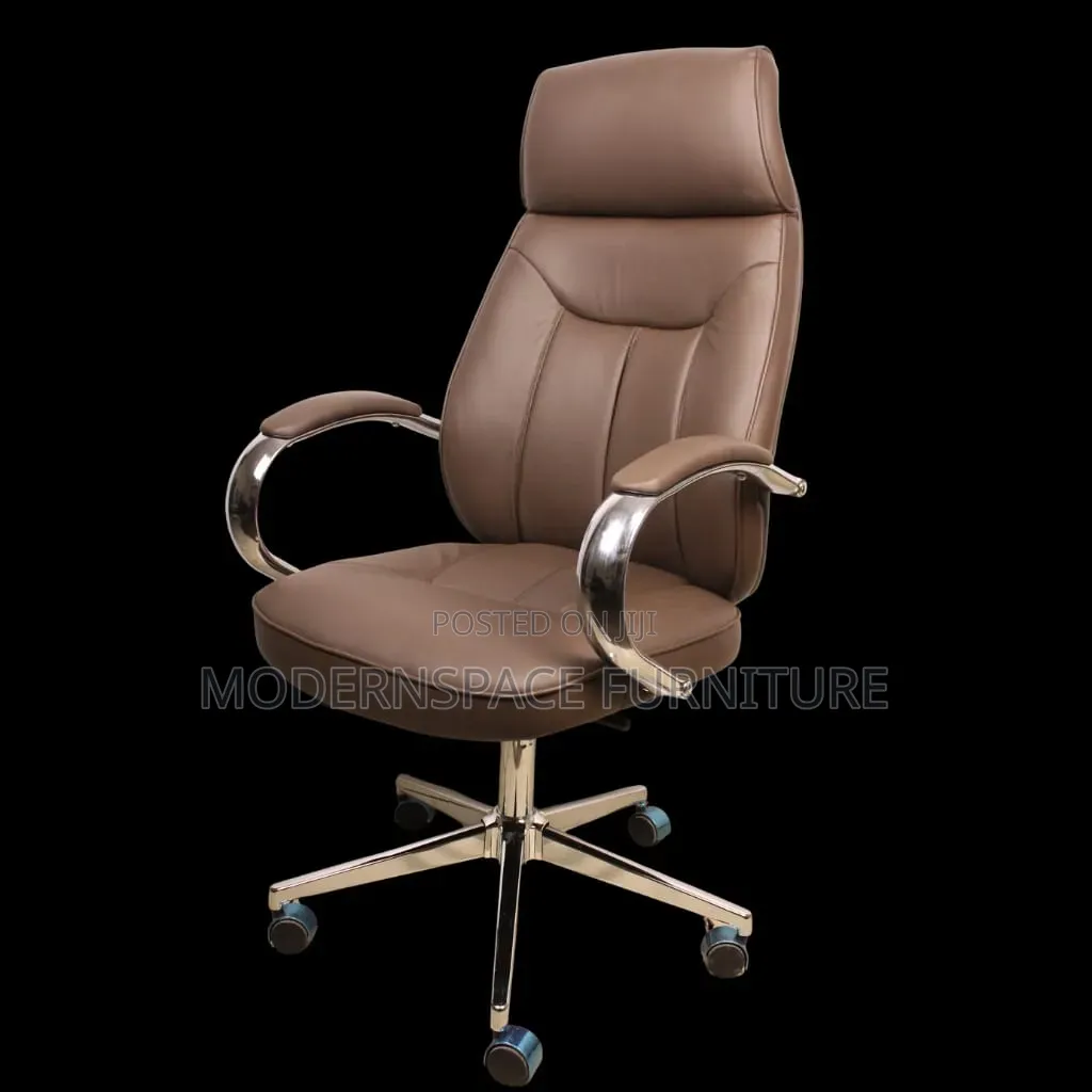 Brown Executive Leather Office Chair