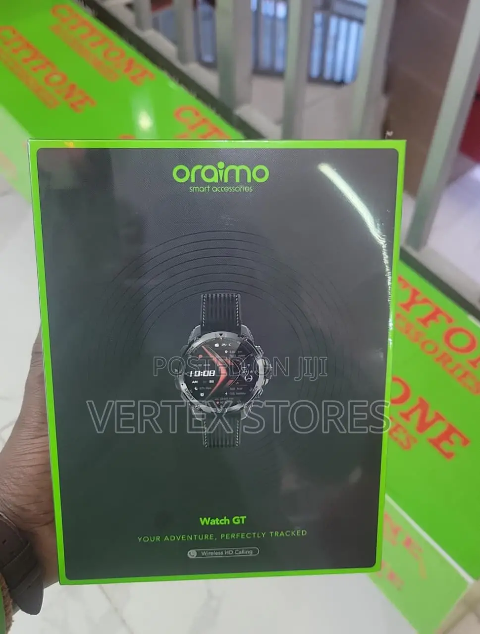 Oraimo Watch GT OSW-852H 1.43" AMOLED 3ATM GPS Smart Watch