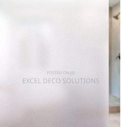 Rice Paper Glass Sticker - Textured Frosted Privacy Window Film