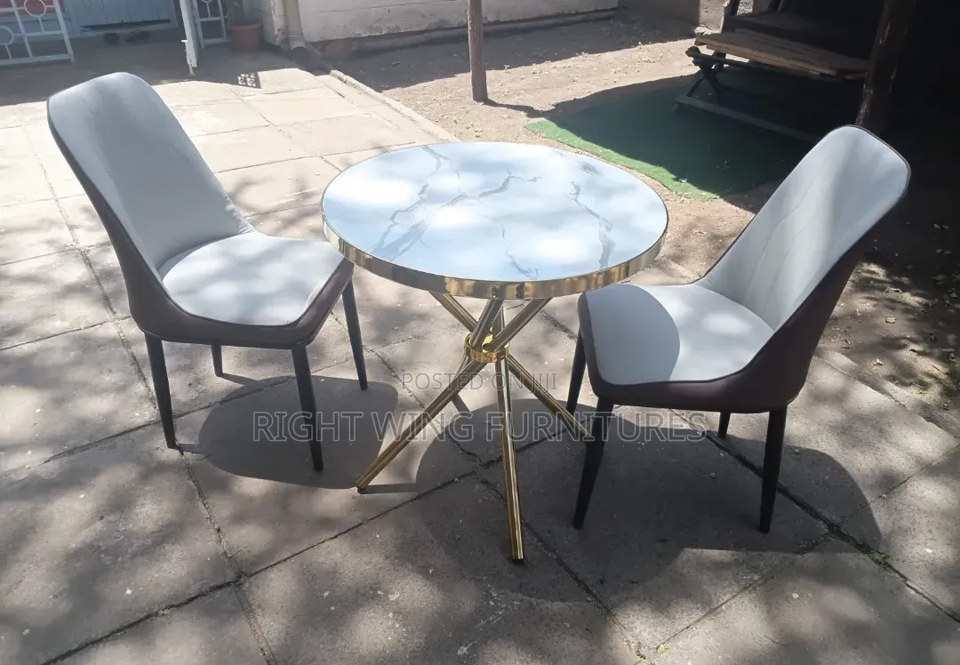 Dining Tabke With Cushion Dining Chairs 2-1 Set