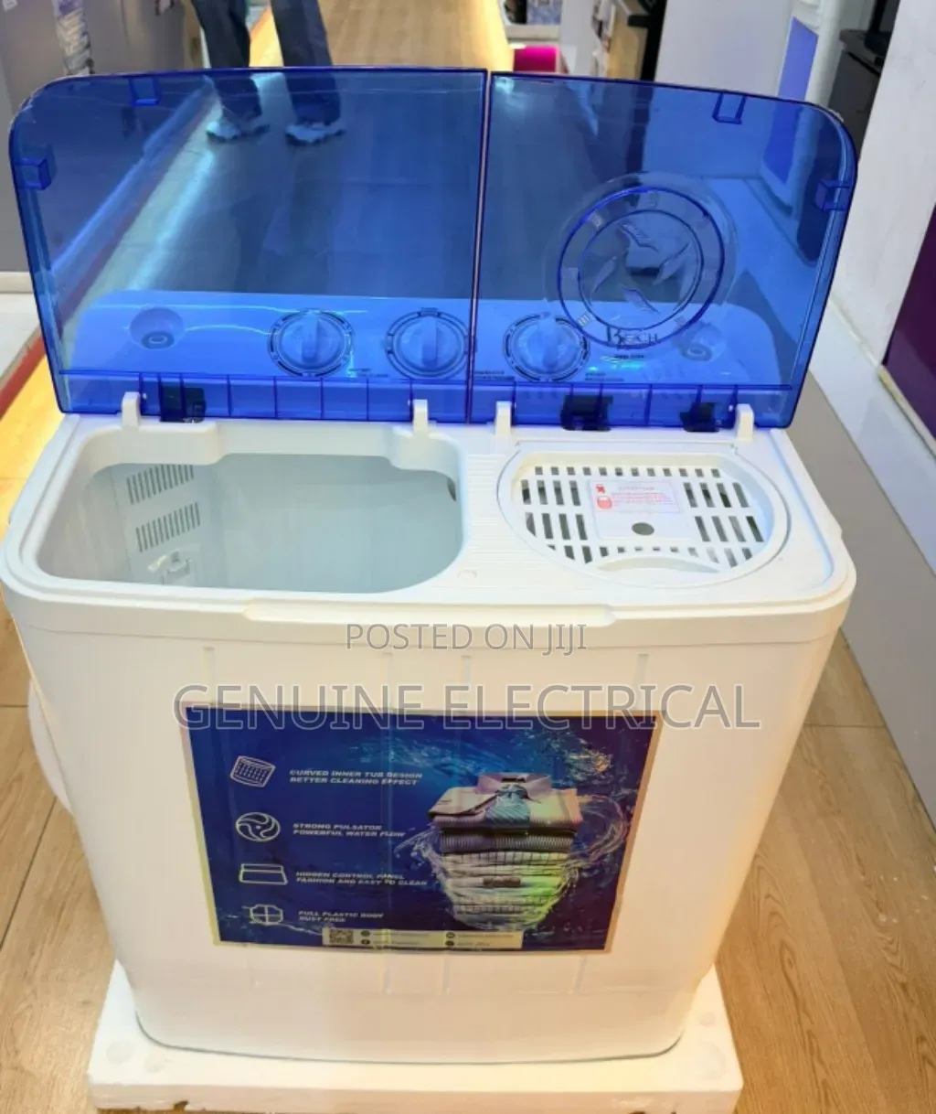 Durable Roch 7.5kgs Washing Machine RM(White)