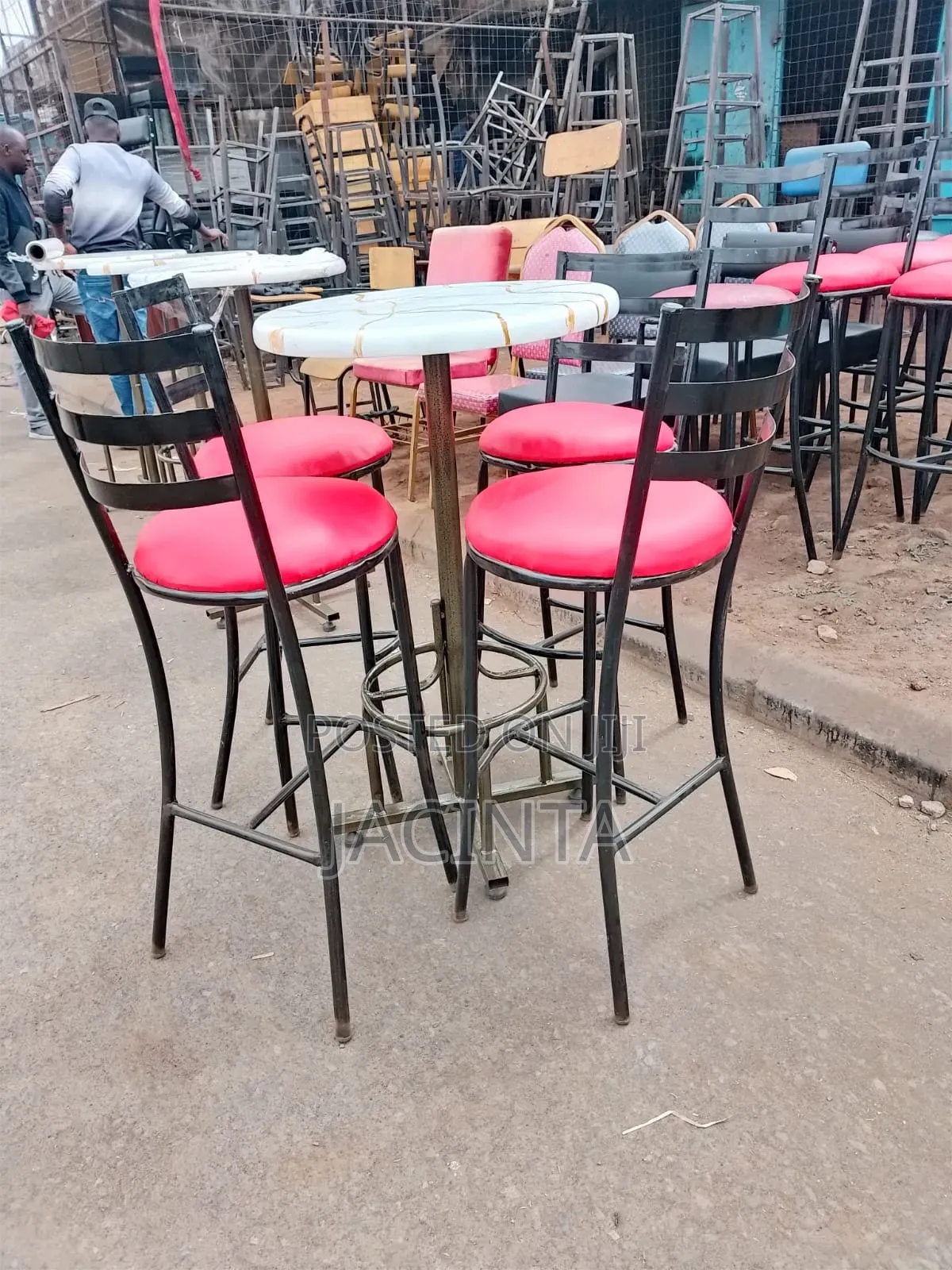 Sinatabu Bar Stools and Table