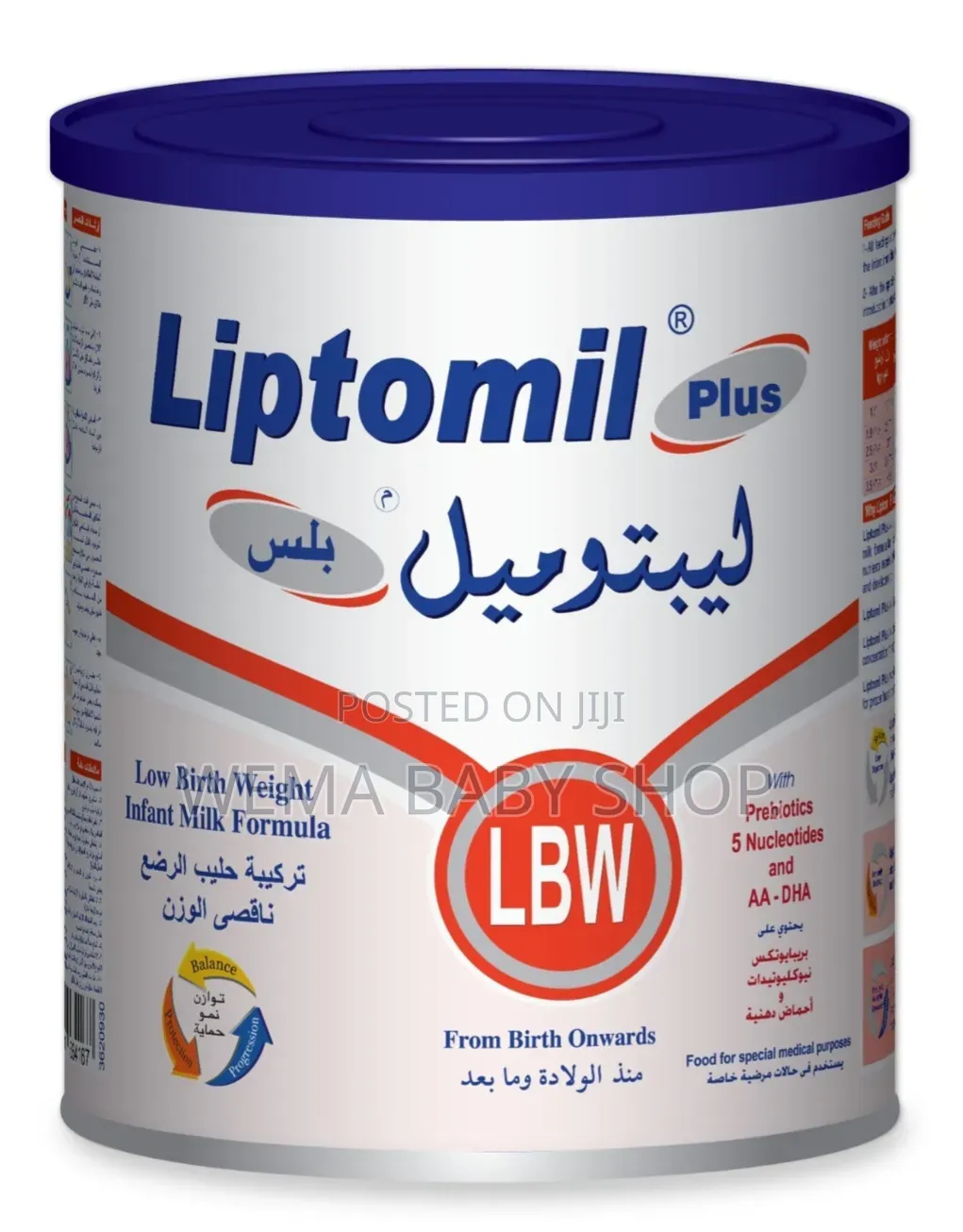 400gms Liptomil Plus Preterm/LBW(Low Birth Weight) Infant Milk Formula