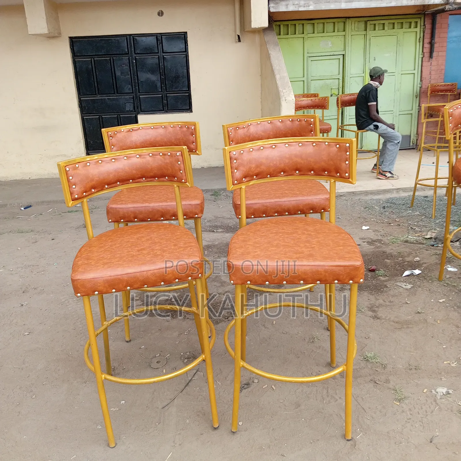 Brown High Causus Stools