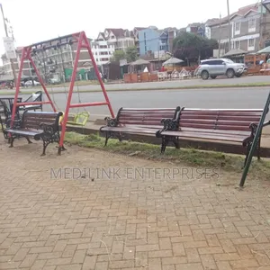 Marshall Cast Iron 5ft Wooden Hope Park Benches +Home Outdoor