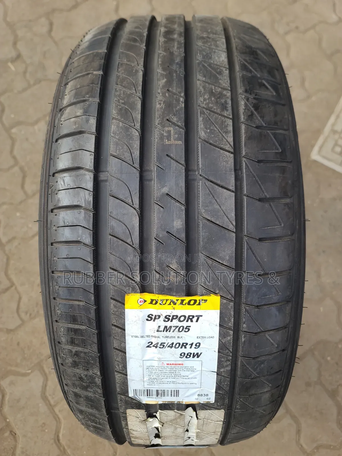 245 /40 R19 Dunlop Tyres 105y Sp Sport Made in Japan