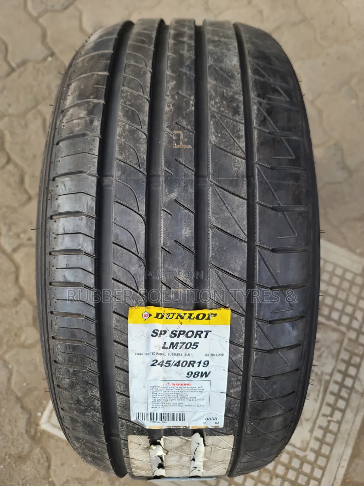 245 /40 R19 Dunlop Tyres 105y Sp Sport Made in Japan