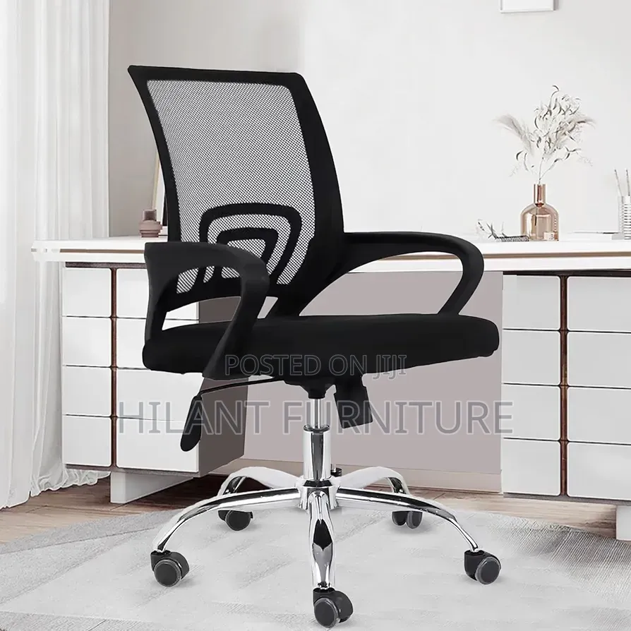 Ergonomic High-Back Mesh Office Chair – Adjustable Swivel