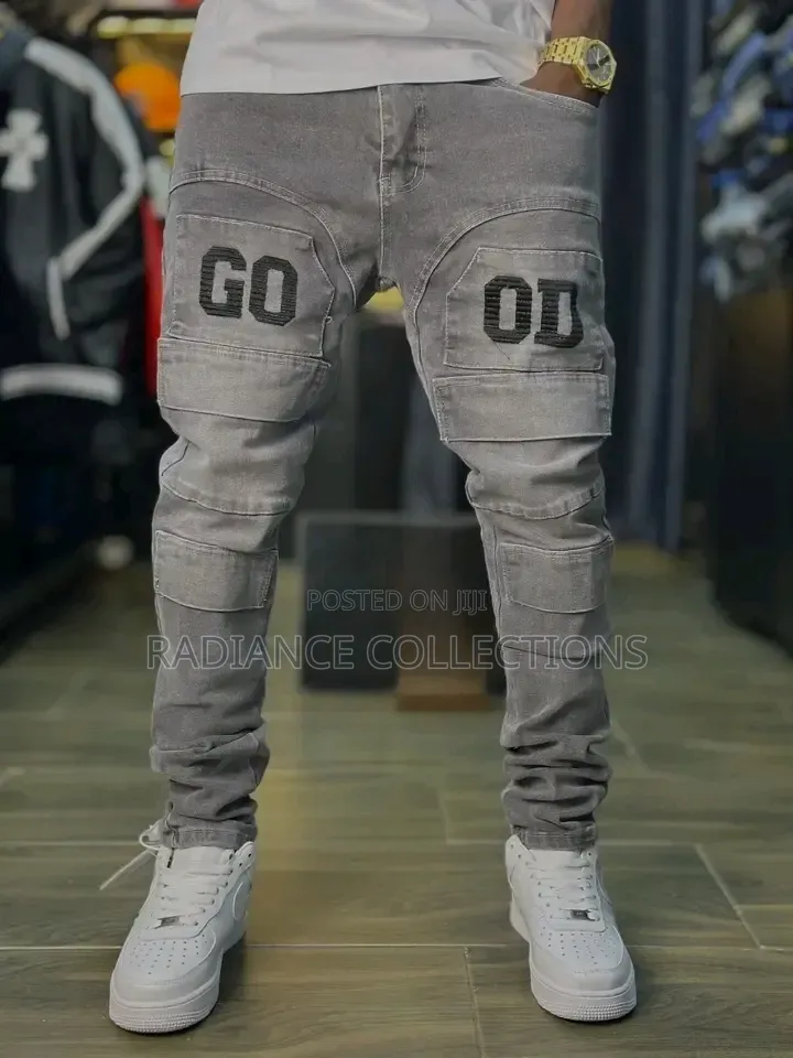 Designer Gray Jeans