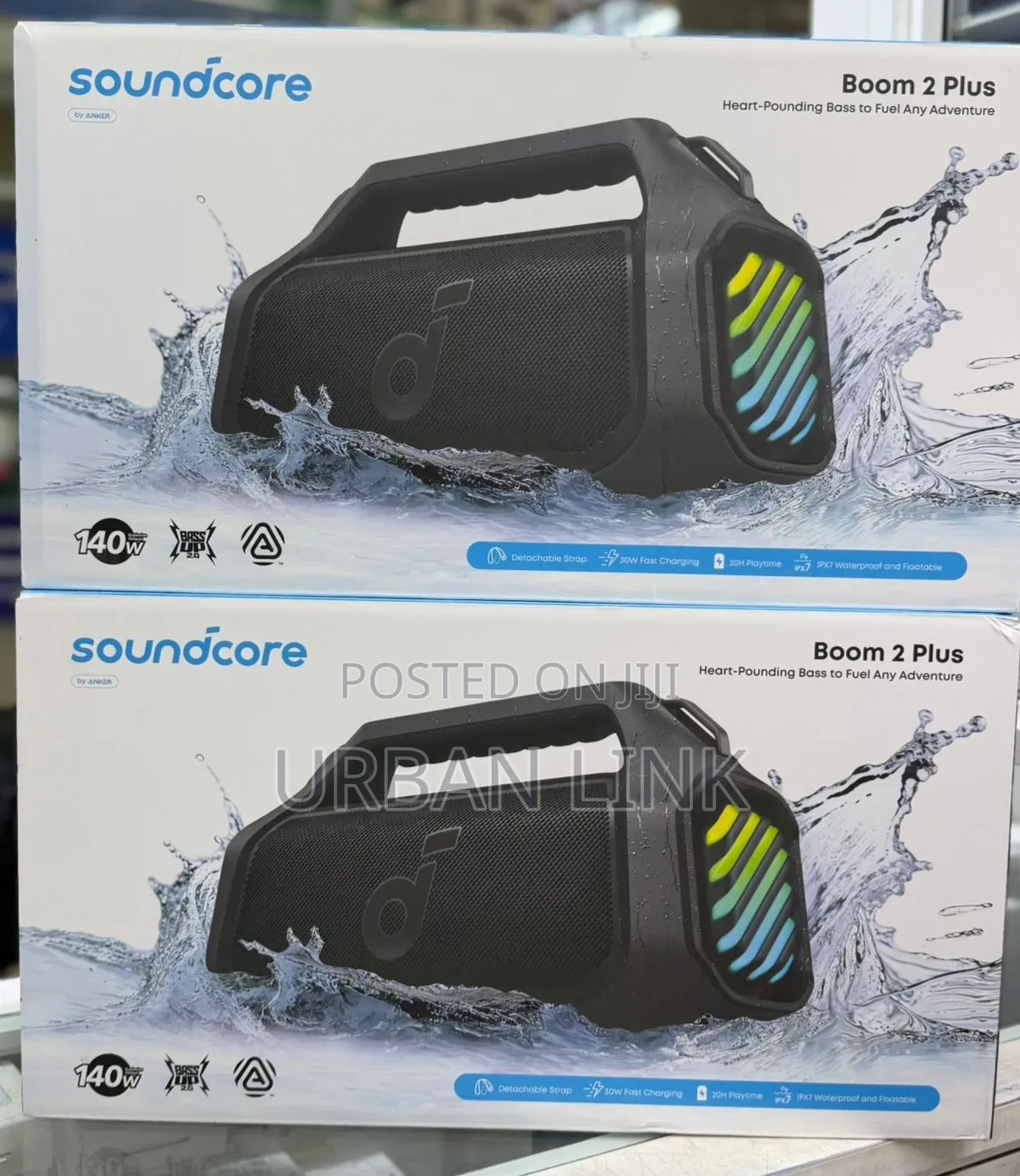 Anker Soundcore Boom 2 Plus 140W Wireless Outdoor Bluetooth Speaker
