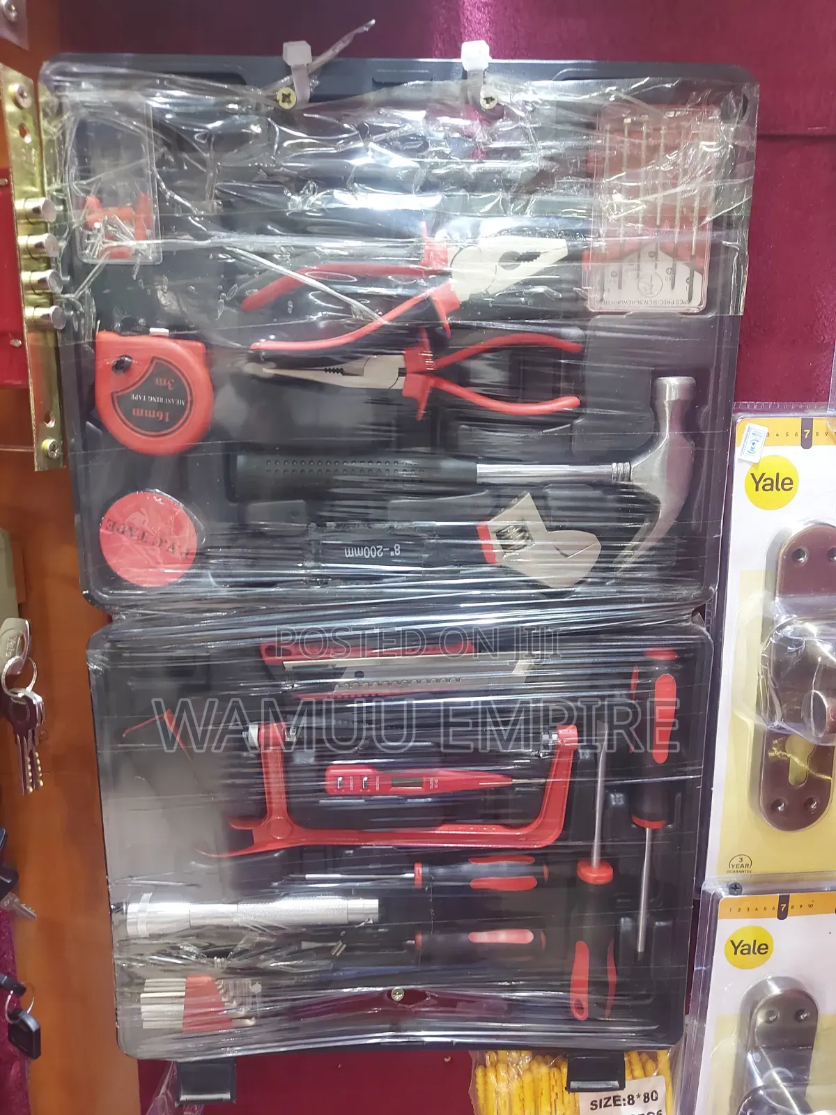A Portable 32-Piece Household Hand Tool Set