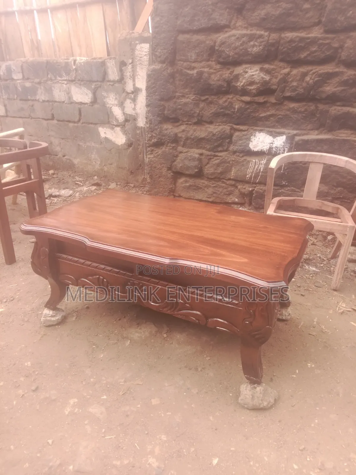 Antique Polymer Mahogany Coffee Tables